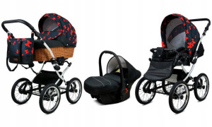 BabyLux Wózek 3w1 dziecięcy spacerówka Classic
