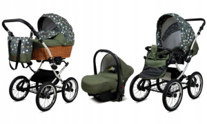BabyLux Wózek 3w1 dziecięcy spacerówka Classic