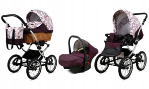 BabyLux Wózek 3w1 dziecięcy spacerówka Classic