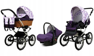 BabyLux Wózek 3w1 dziecięcy spacerówka Classic
