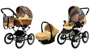 BabyLux Wózek 3w1 dziecięcy spacerówka Classic