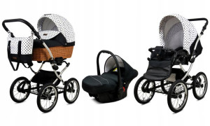 BabyLux Wózek 3w1 dziecięcy spacerówka Classic