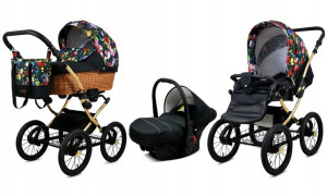 BabyLux Wózek 3w1 dziecięcy spacerówka Classic