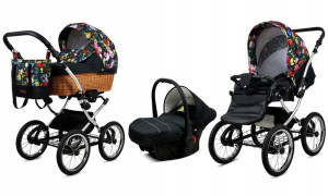 BabyLux Wózek 3w1 dziecięcy spacerówka Classic