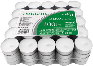 Bispol Podgrzewacz Tealights Zwykły 100szt.