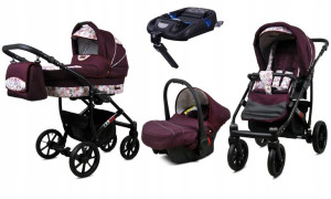 BabyLux Wózek 4w1 dziecięcy Largo + baza ISOFIX