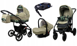 BabyLux Wózek 4w1 dziecięcy Largo + baza ISOFIX