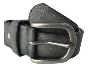Pasek Damski Do Spodni Skórzany Szary Szer.3,5cm
