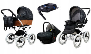 BabyLux Wózek 4w1 dziecięcy spacerówka Classic