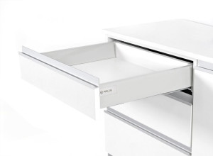 Szuflada REJS Comfort Box L400 niska H86 Biała