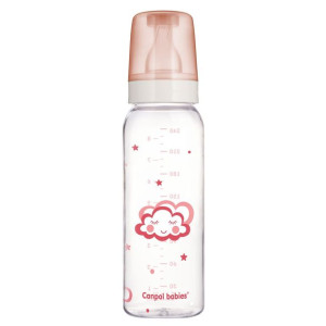 Butelka Szklana Wąska 240 Ml Night Dreams Różowa Canpol Babies