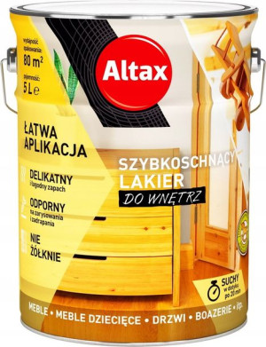 Altax Szybkoschnący Lakier Do Wnętrz 5l - Półmat