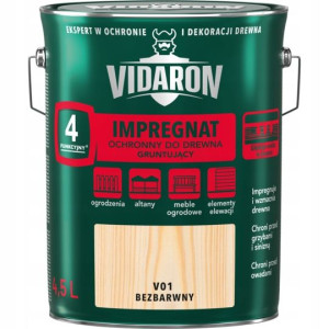 Vidaron Impregnat Gruntujący 4,5l - V01 Bezbarwny