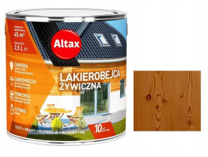 Altax Lakierobejca Żywiczna - 2,5l - Tik - 10 Lat!