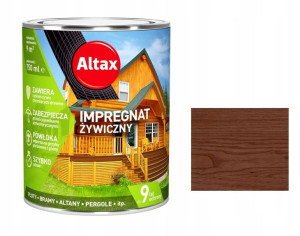 Altax Impregnat Żywiczny Do Drewna 0,75l - Brąz !