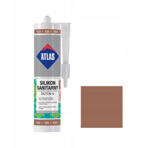 Atlas Silikon Silton S 280ml - 123 Jasnobrązowy !