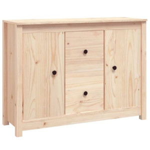 Komoda, 100x35x74 cm, lite drewno sosnowe