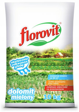 Florovit Dolomit Mielony Wapno Odkwasza Glebę 10kg