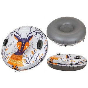 Ślizg sanki dmuchane renifer XXL 110x38 cm