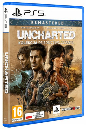 Uncharted: Kolekcja Dziedzictwo Złodziei REMASTERED | Gry PS5 [PL DUBBING]