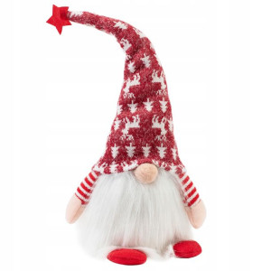 Mikołaj Skrzat Krasnal Prezent Na Święta 42Cm Gnom