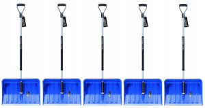 5x łopat do śniegu lodu ALU ergonomiczny trzon