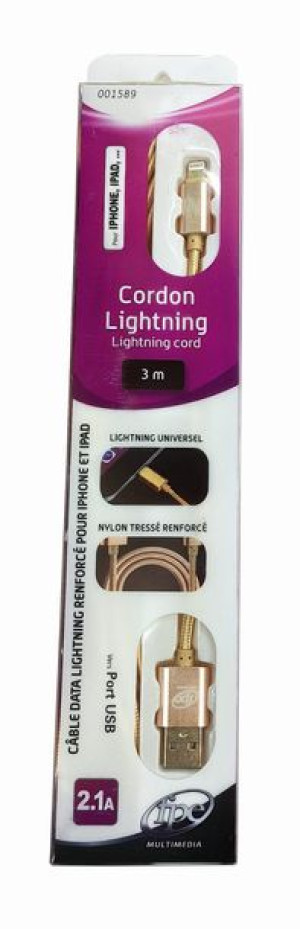 Kabel USB Lightning 300 cm FPE