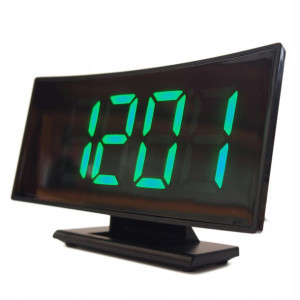Elektroniczny ZEGAREK z alarmem BUDZIK DUŻY LCD