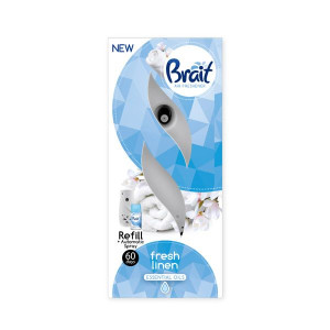 Brait Odświeżacz Dyfuzor Fresh Linen +Zapas 250ml+Baterie