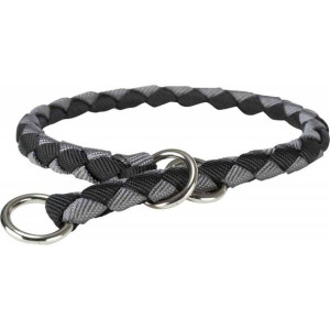 Trixie Cavo obroża zaciskowa dla psa czarny/grafit M 39-45cm/12mm