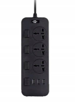 Listwa Zasilająca UNIWERSALNA z USB 1,6m UK UE CH