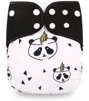 Kieszonka Kawowa Os  Regulowana Pieluszka Wielorazowa Pielucha    Panda