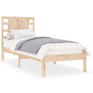 Rama łóżka, lite drewno sosnowe, 100 x 200 cm