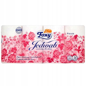 Foxy Jedwab Papier Toaletowy 8 szt