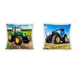 Poszewka 40x40 Turbo 006 Zielony Traktor Baw.mł
