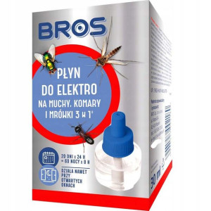 Bros 3w1 płyn do elektro KOMARY MUCHY MRÓWKI