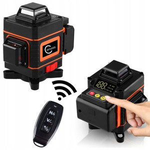 Poziomica Laserowa Z Pilotem + Torba Zestaw 3d 4d