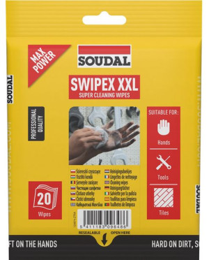 Soudal Swipex XXL Chusteczki Czyszczące 20szt