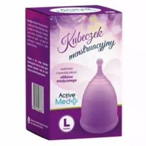 Active Med, kubeczek menstruacyjny, rozmiar L, 1 szt.