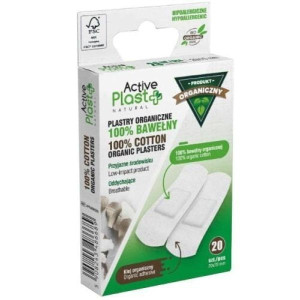 Active Plast BIO, plastry opatrunkowe, 20 szt.
