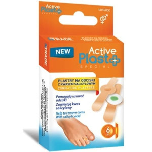 Active Plast Special, plastry na odciski z kwasem salicylowym, 6 szt.