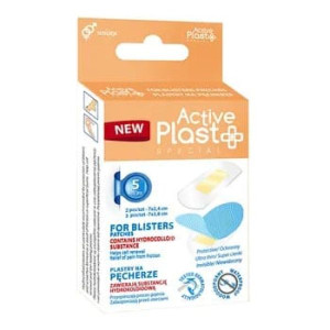 Active Plast, zestaw plastrów na pęcherze, hydrokoloidowe, 5 szt.