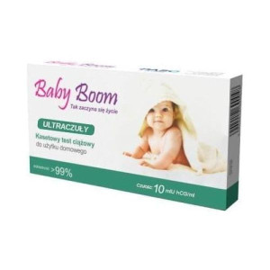 Baby Boom, test ciążowy kasetowy ultraczuły, 1 szt.