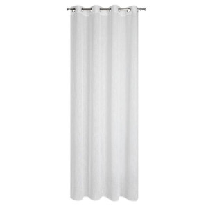 Firana 140X250 biała przelotki Eurofirany