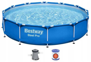 Basen Stelażowy ogrodowy 366x76 z pompą Bestway