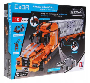 Klocki konstrukcyjne technic 10 Pojazdów 634 elem kompatybilne z LEGO