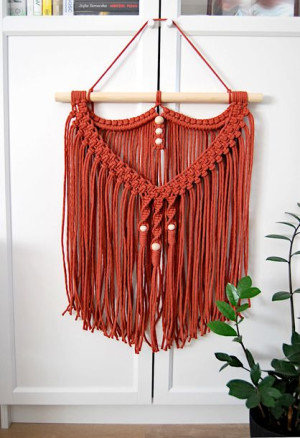 Makrama na ścianę boho MS0130