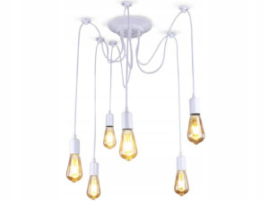 Lampa WISZĄCA sufitowa PAJĄK 6 żyrandol 200 cm