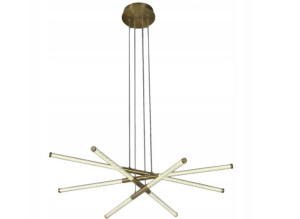 Lampa wisząca ring żyrandol ZŁOTA 100 cm + PILOT