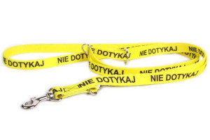 DogStuffs Smycz Regulowana – NIE DOTYKAJ 30mm/220cm